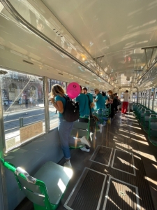 Photo Marathon in tram storico