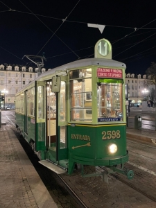 Luci d'Artista in tram storico