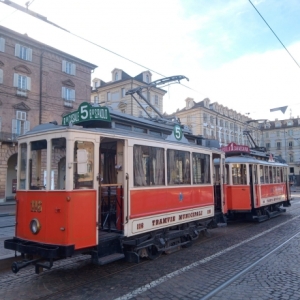 Natale in tram storico