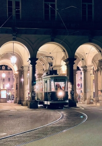 Una sera sul tram di Bologna