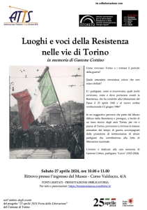 Luoghi e voci della Resistenza nelle via di Torino