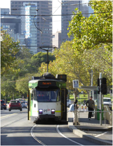 I tram della stato di Victoria in Australia