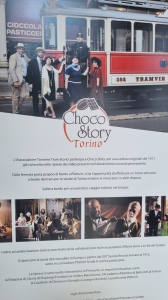 Un tram storico all'inaugurazione del  Museo del Cioccolato